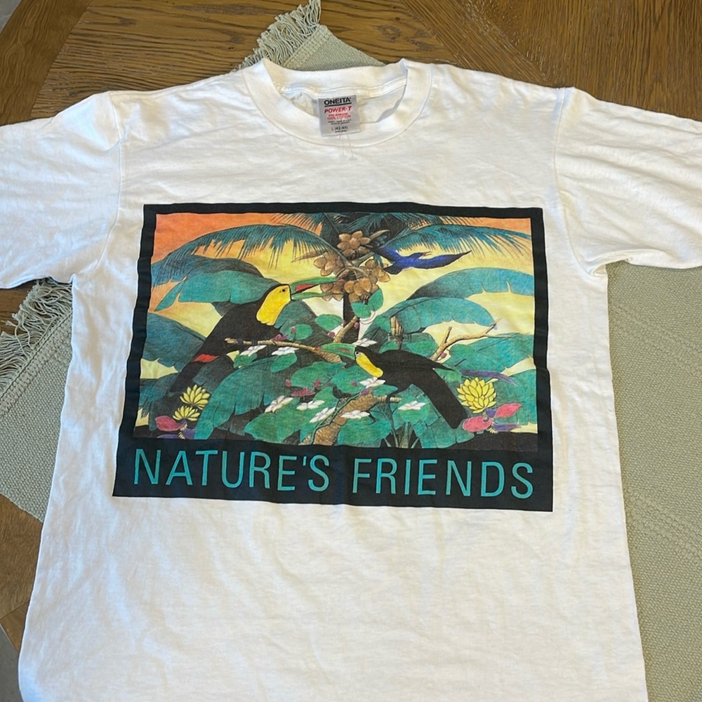 Vintage single stitch Natures Friends 1990’s tee